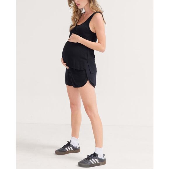 Hatch 'The Softest' Black Rib Nursing Tank Size 1 - Picture 1 of 5